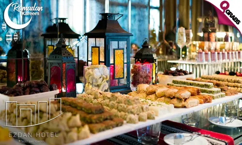 Iftar Buffet or Suhoor Set Menu in Ezdan Hotel West Bay Towers!